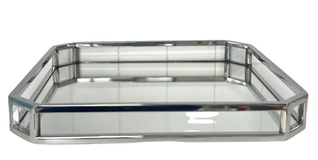 Denver Square Mirrored Tray - SAVE 30% OFF!
