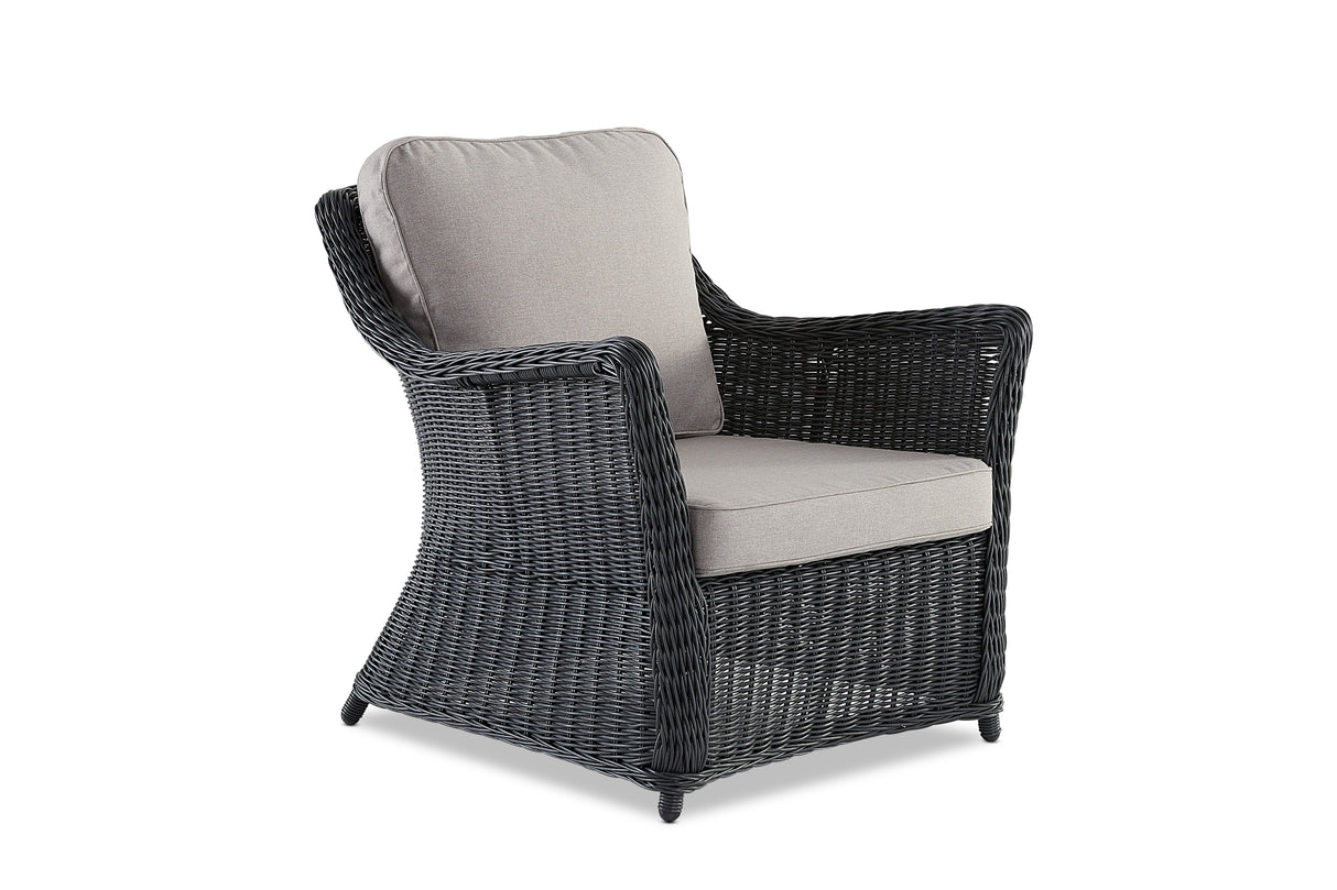 Byron Outdoor Lounge Chair in Anthracite