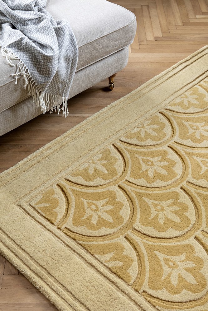 Laura Ashley Catarina Gold Floor Rug