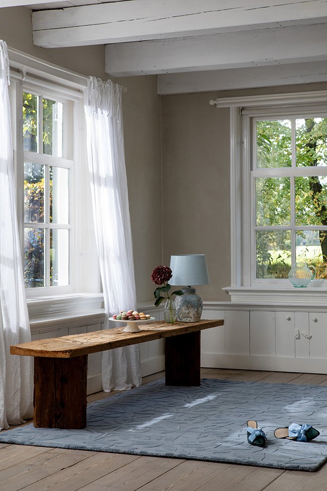 Laura Ashley Cleavers Seaspray Floor Rug