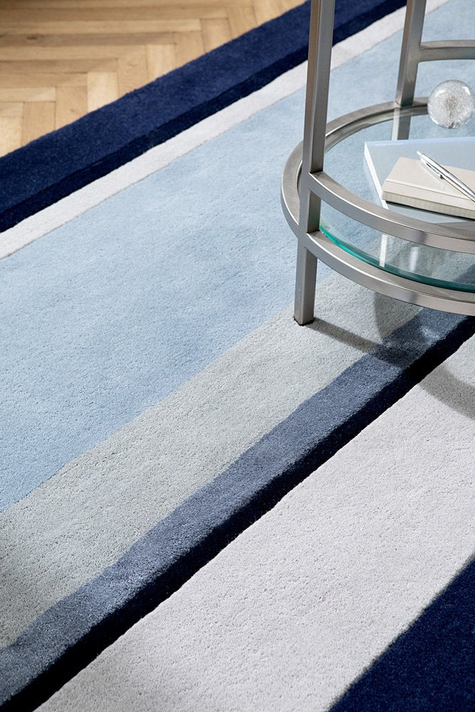 Laura Ashley Eaton Dark Seaspray Floor Rug