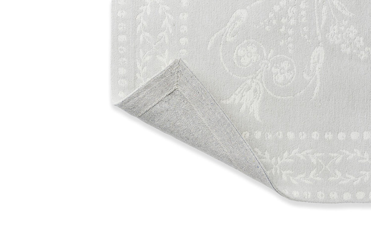 Laura Ashley Josette Dove Grey Floor Rug