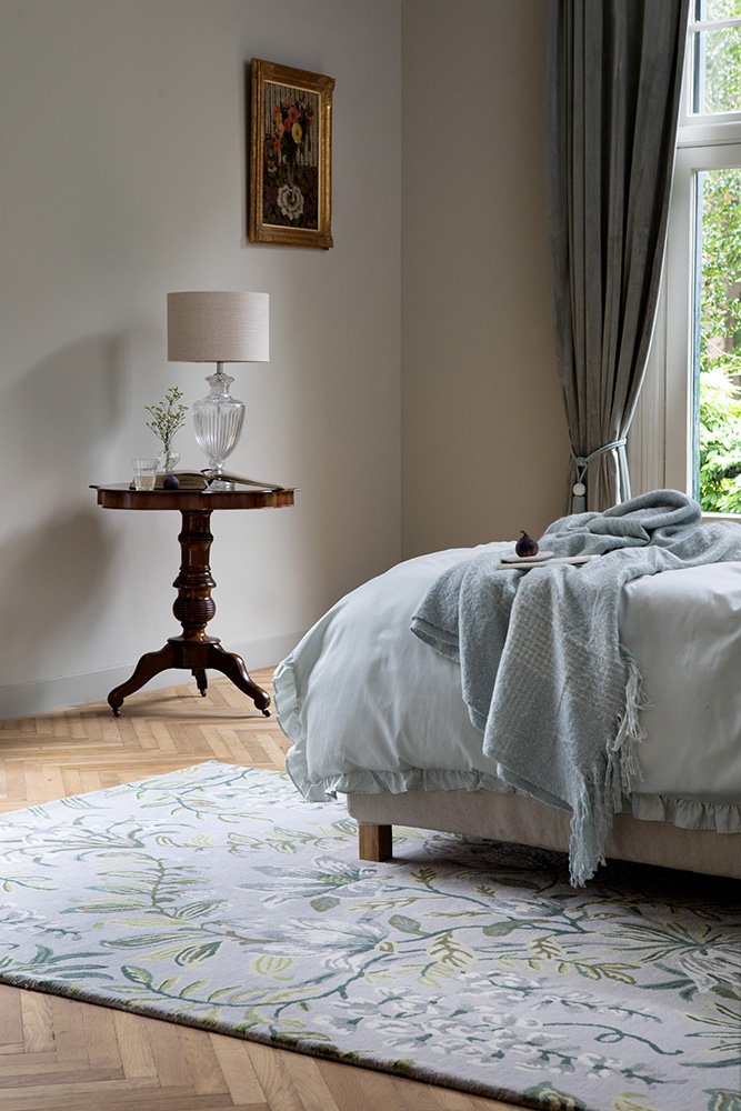 Laura Ashley Parterre Sage Floor Rug