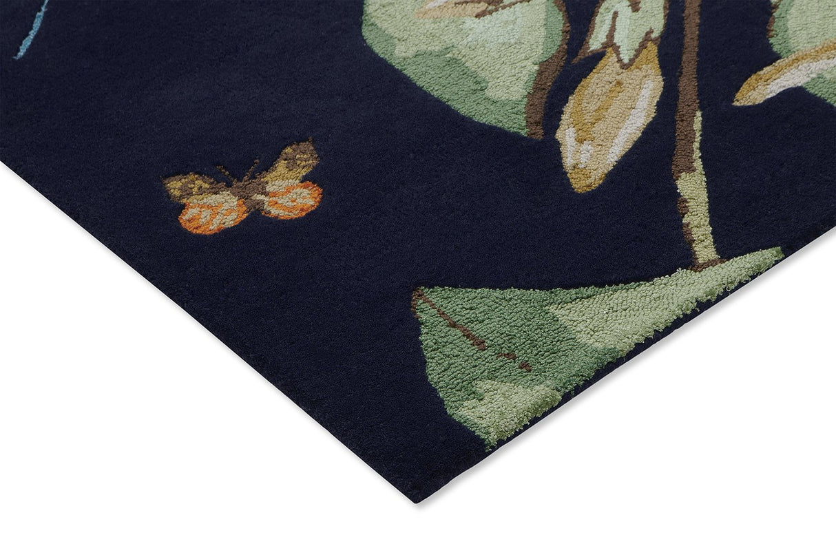 Wedgwood Hummingbird Navy Floor Rug
