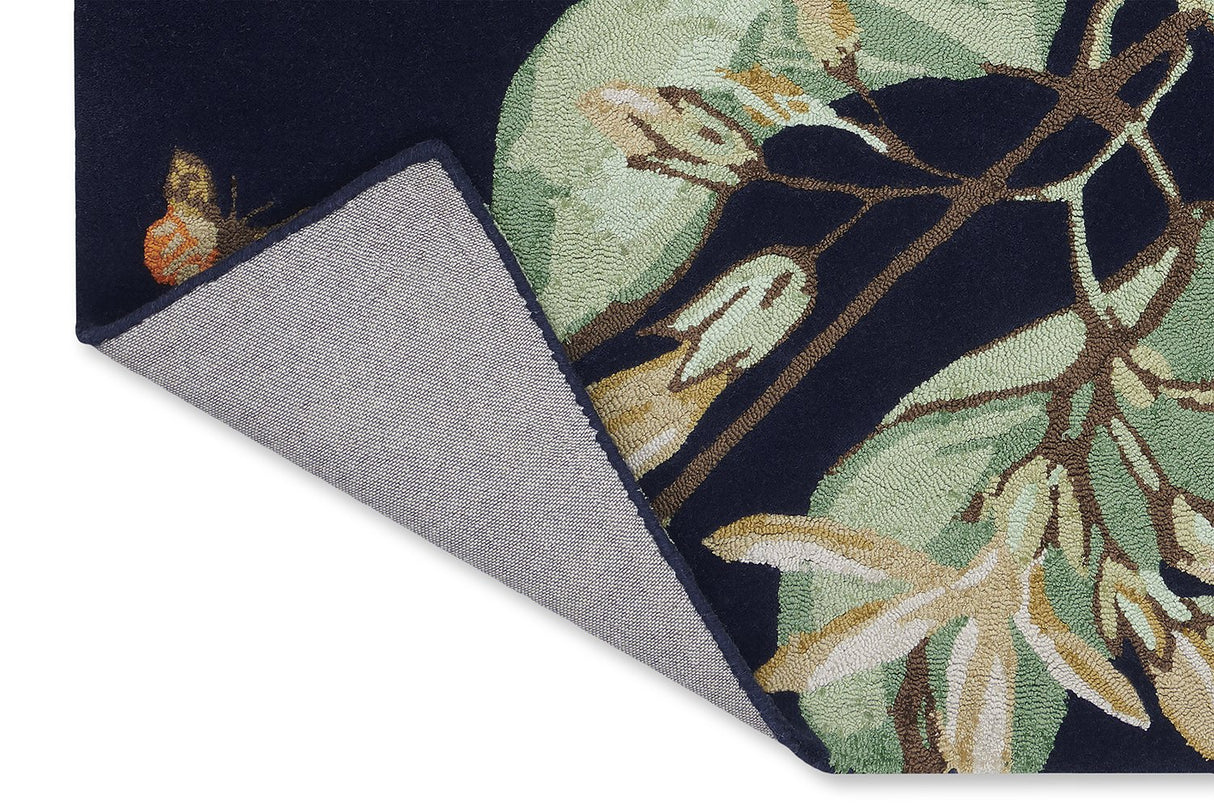 Wedgwood Hummingbird Navy Floor Rug