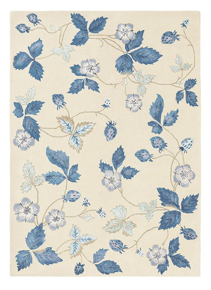 Wedgwood Wild Strawberry Cream Floor Rug