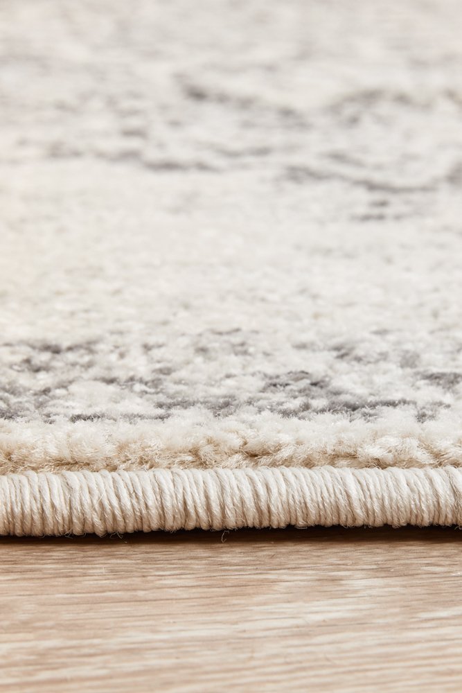 Hilton Silver Round Rug