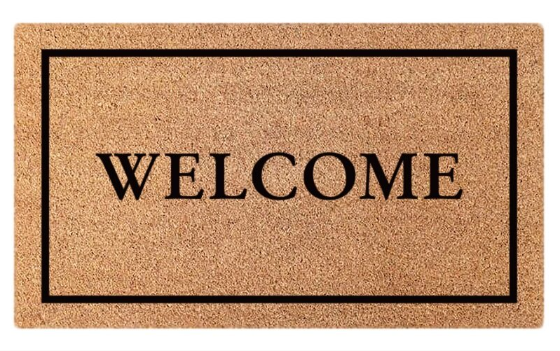 Classic Welcome Embossed Doormat