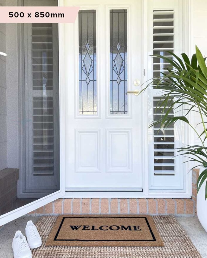 Classic Welcome Embossed Doormat