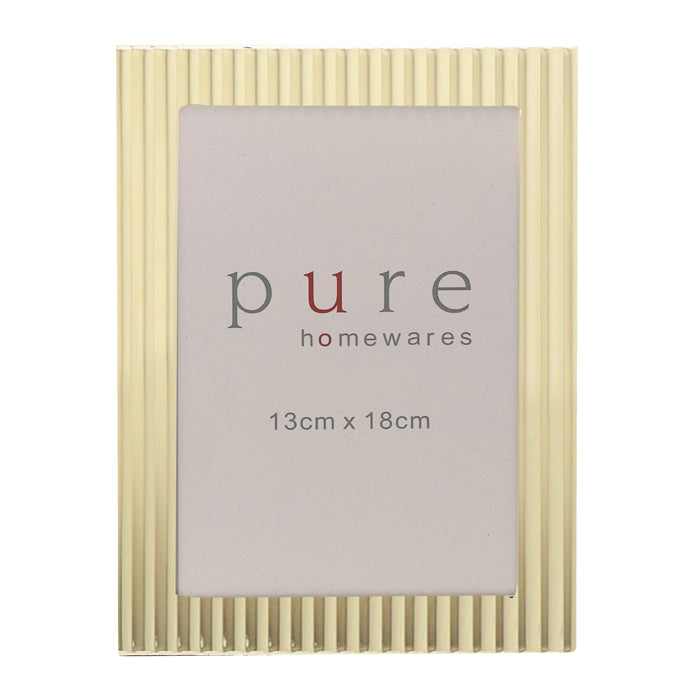 Gold Ridged Photo Frames