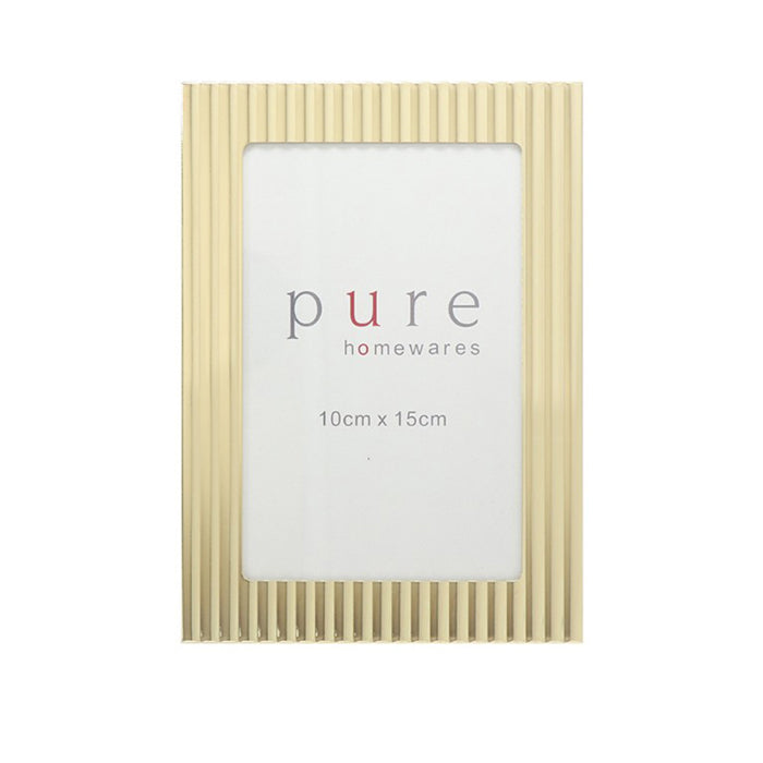 Gold Ridged Photo Frames