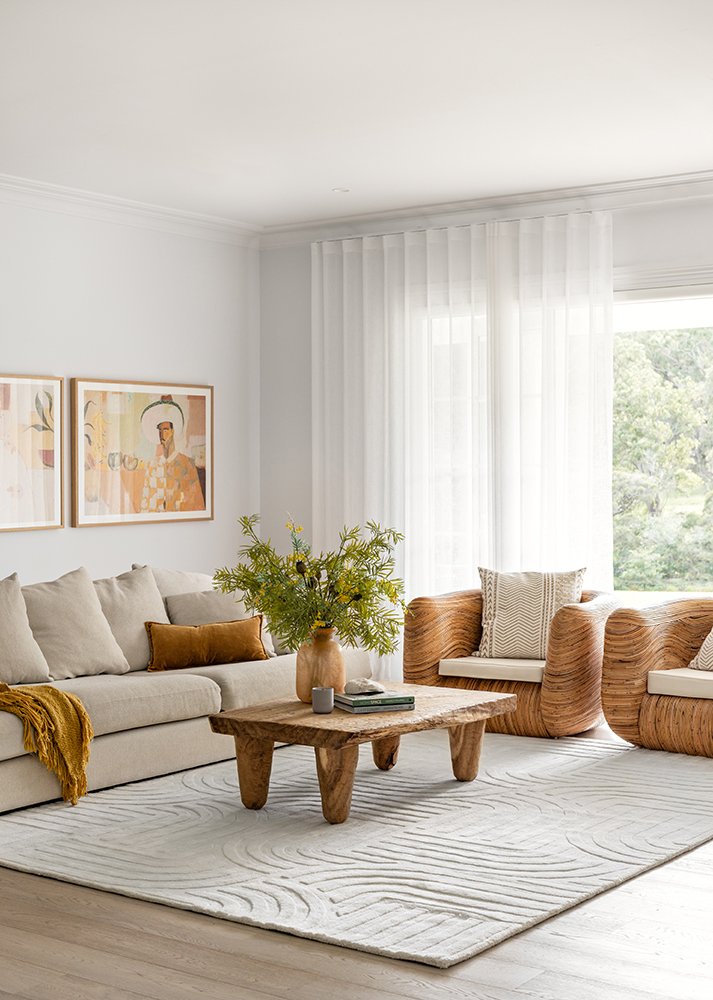 Darren Palmer Zen White Floor Rug