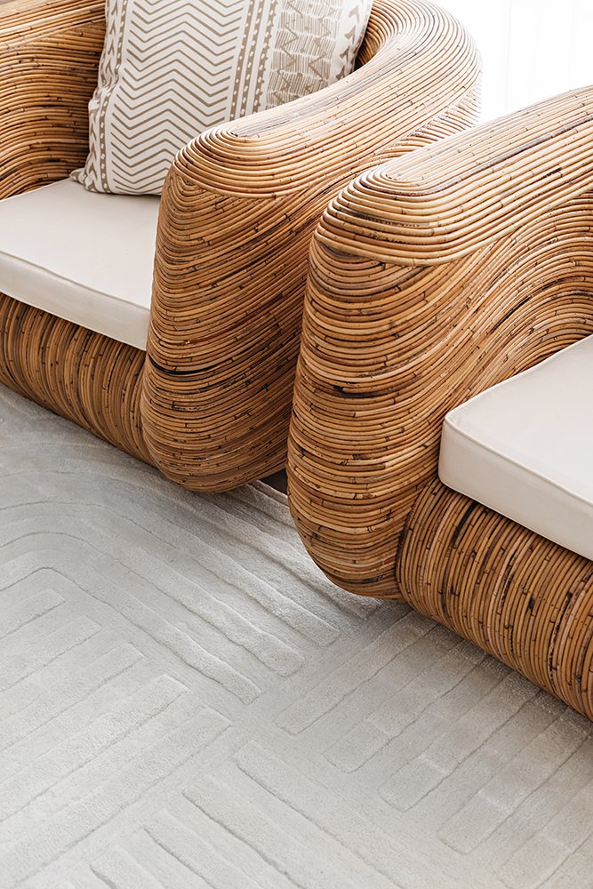 Darren Palmer Zen White Floor Rug