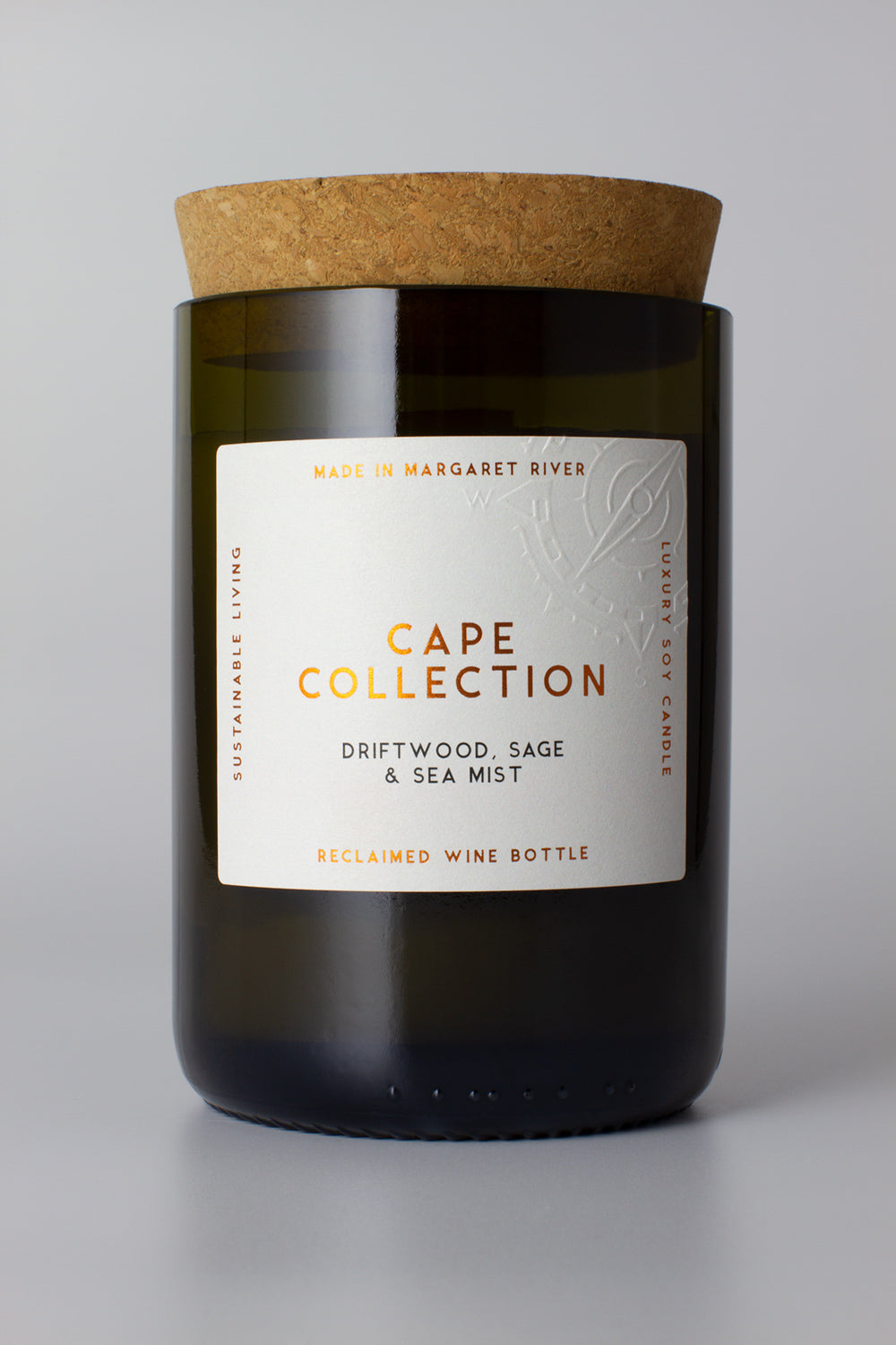 Cape Collection - Driftwood, Sage & Sea Mist 250g Soy Candle