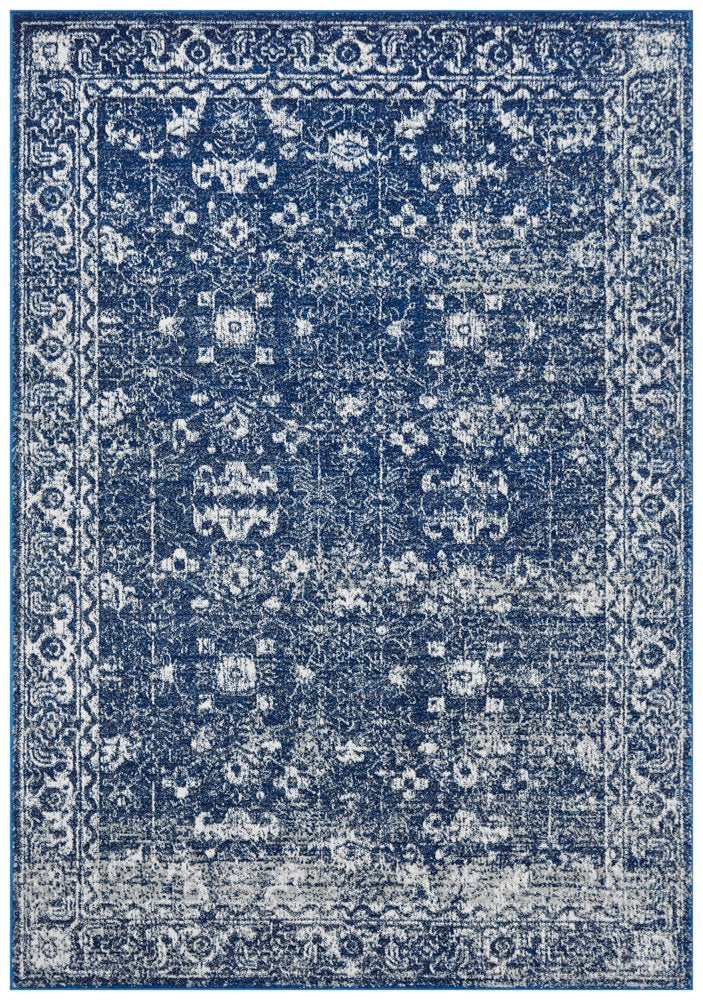 Benson Navy Floor Rug