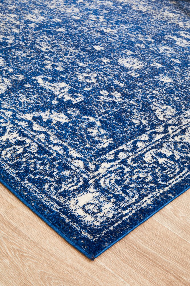 Benson Navy Floor Rug