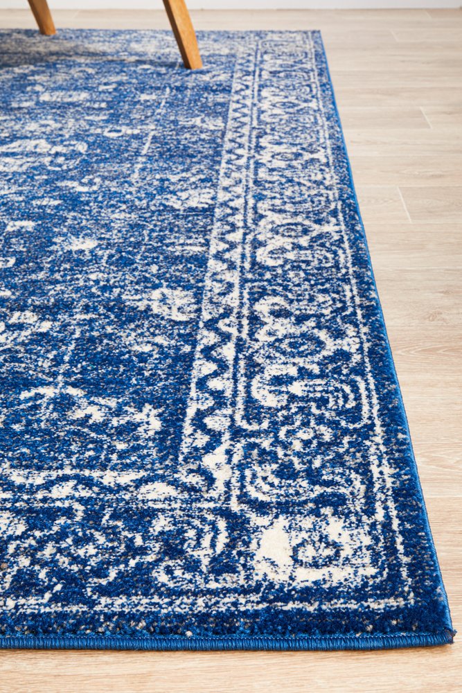 Benson Navy Floor Rug