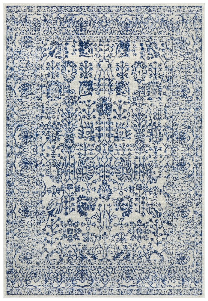 Hamptons Navy Floor Rug