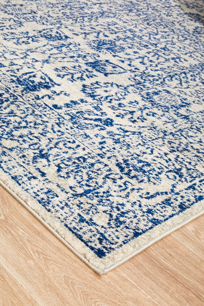 Hamptons Navy Floor Rug