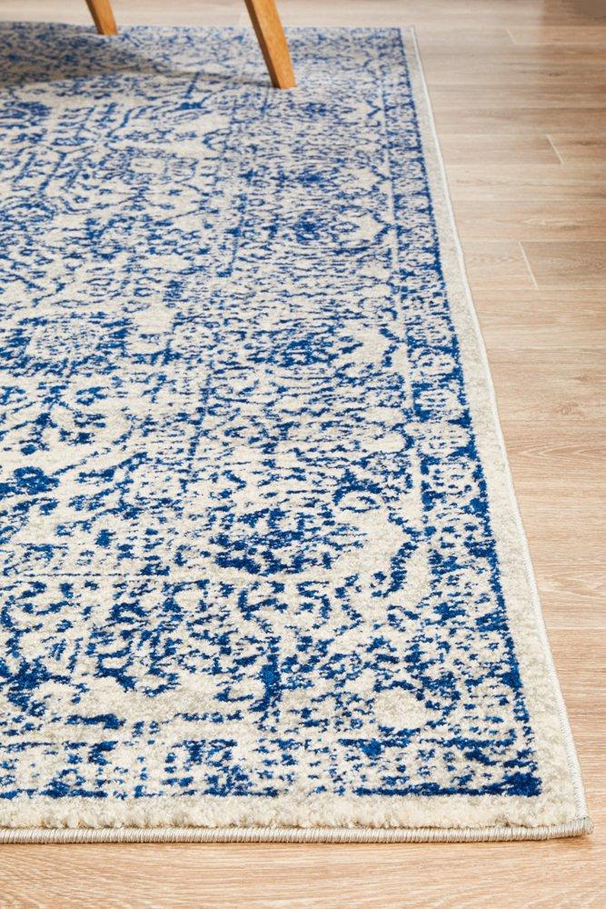 Hamptons Navy Floor Rug