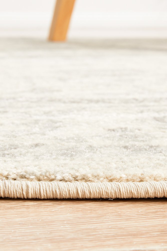 Winter White Round Rug
