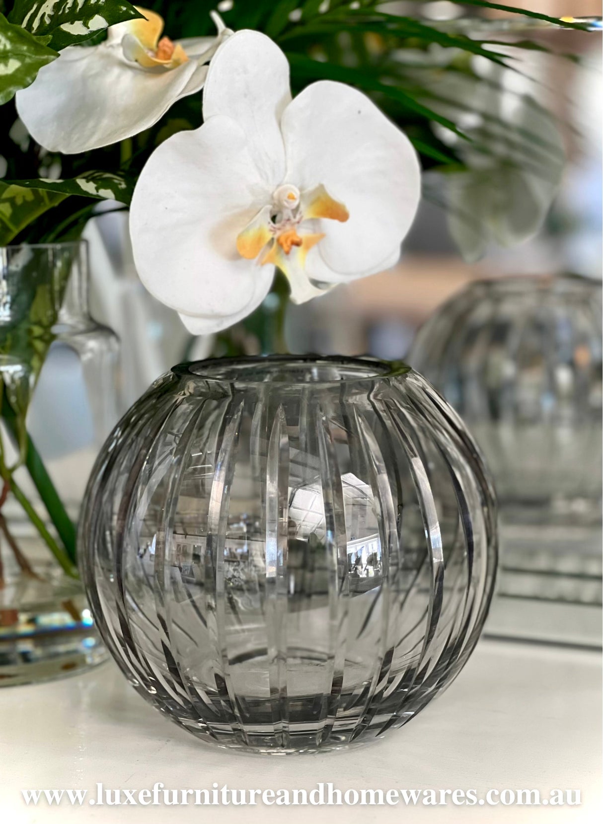Black European Crystal Bowl