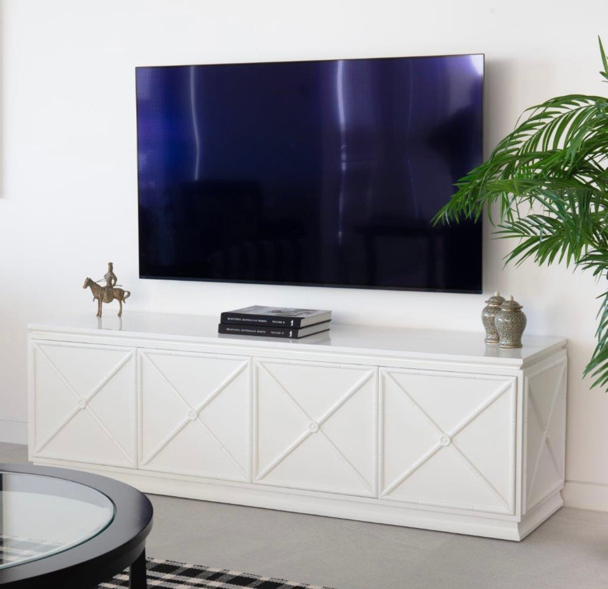 Havana TV Entertainment Unit In White