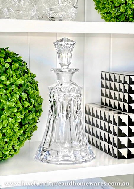 Elegance Glass Cut Decanter