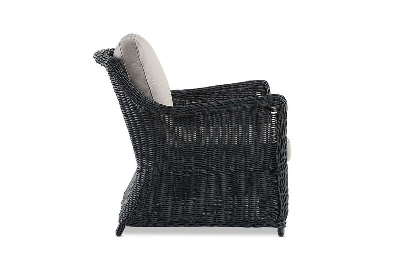 Byron Outdoor Lounge Chair in Anthracite