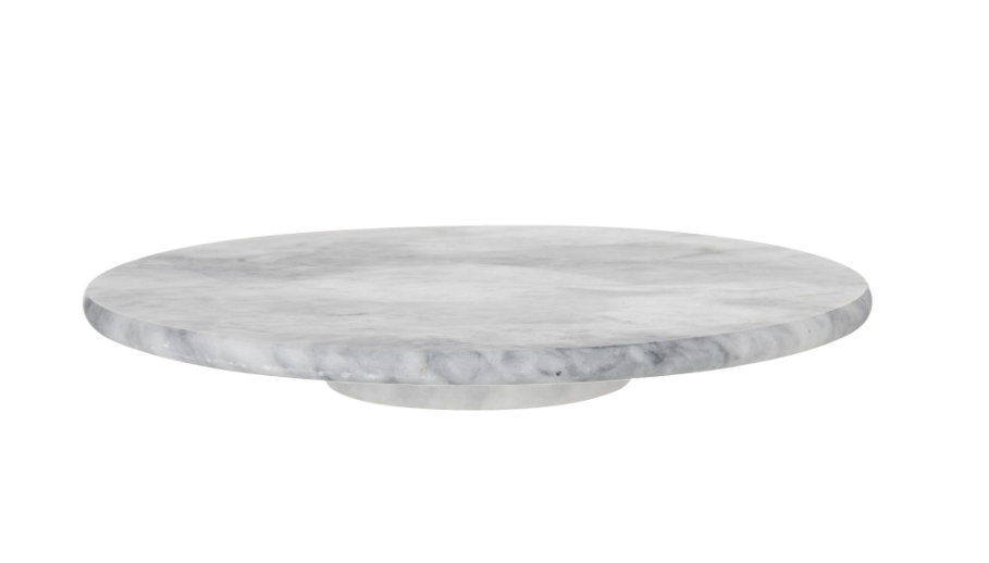 Grey Carrara Marble Lazy Susan
