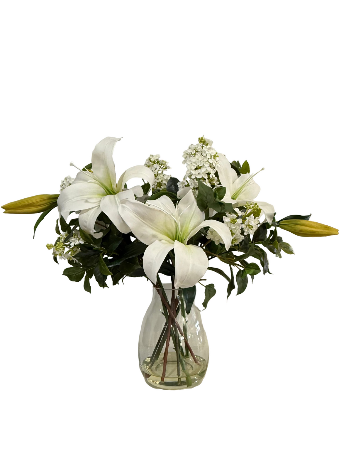Ex-Display Large White Lily Garden Arrangement