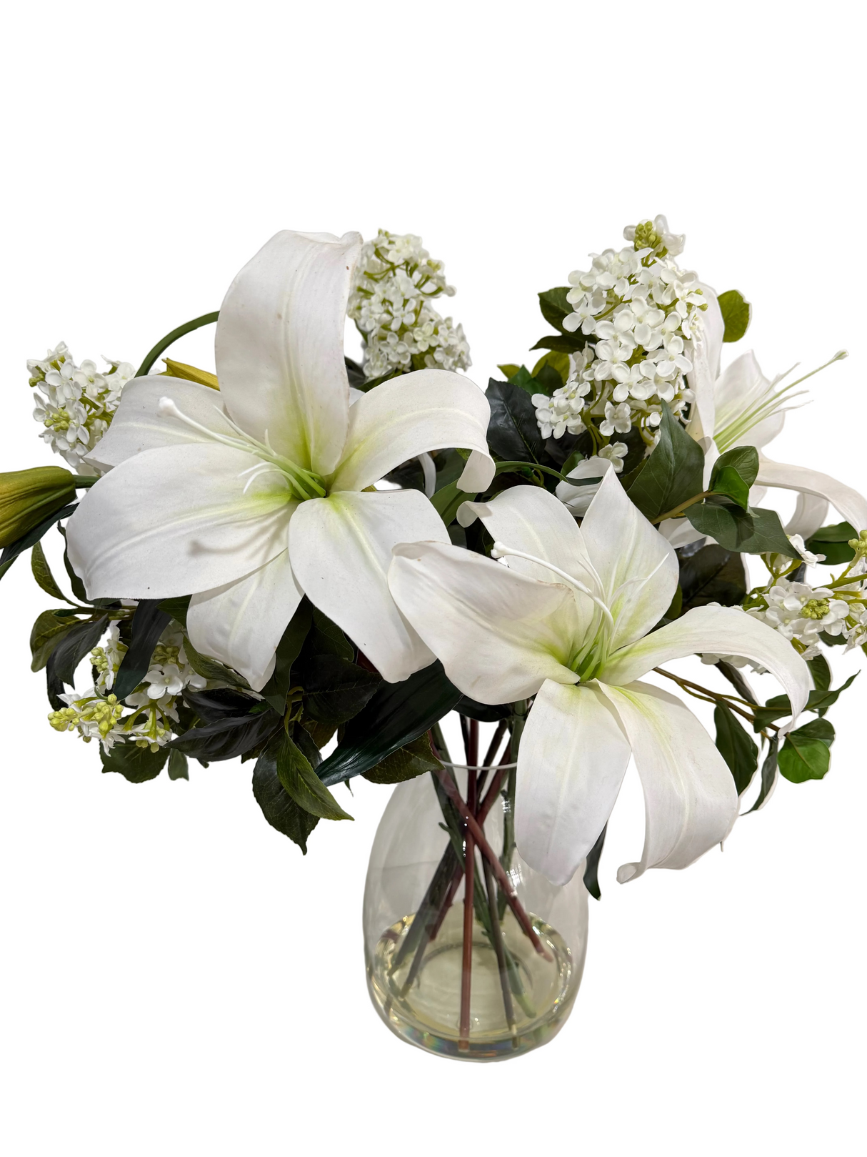 Ex-Display Large White Lily Garden Arrangement