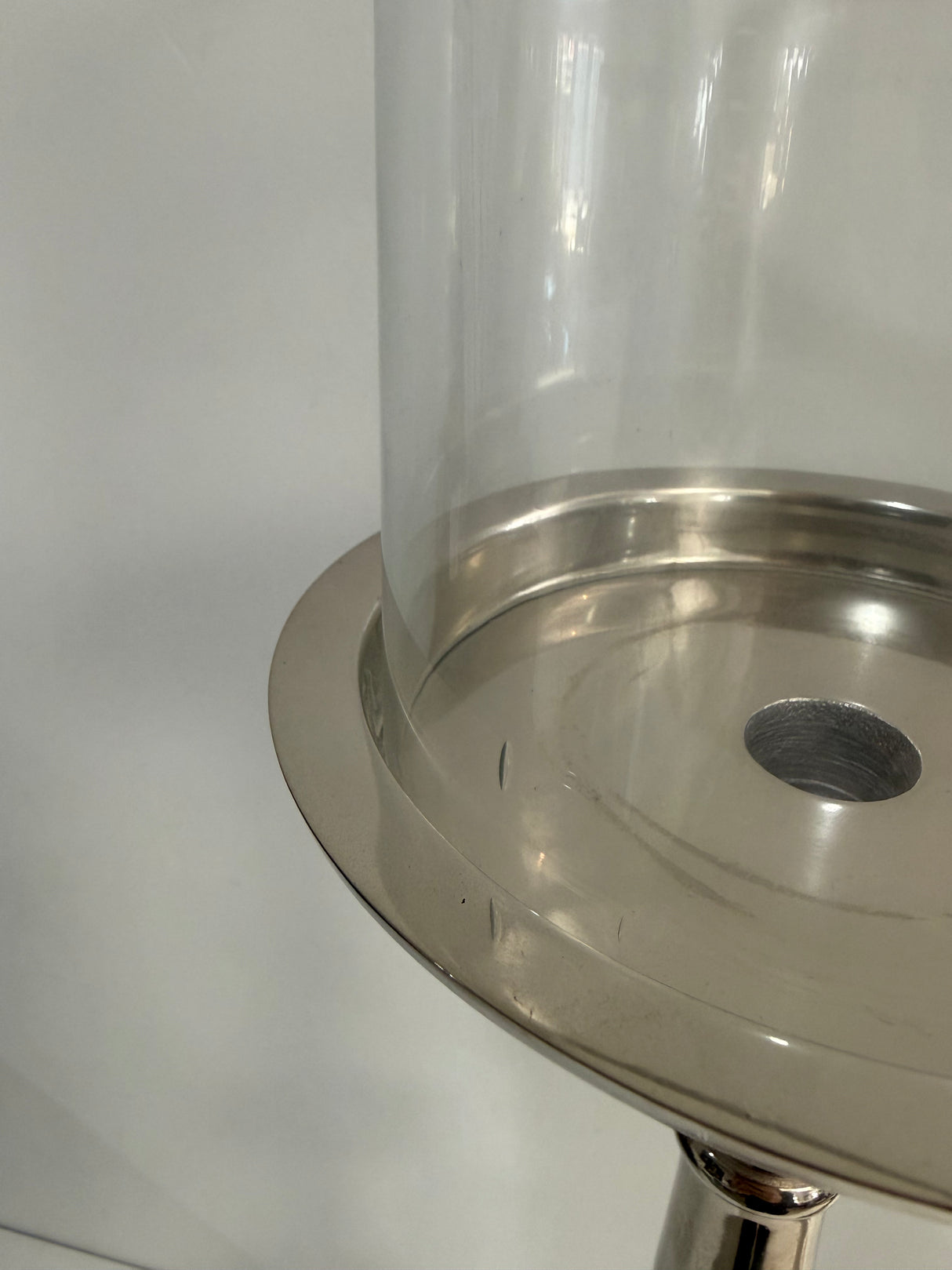 Pair Of Elegant Silver Candle Sticks - SECONDS