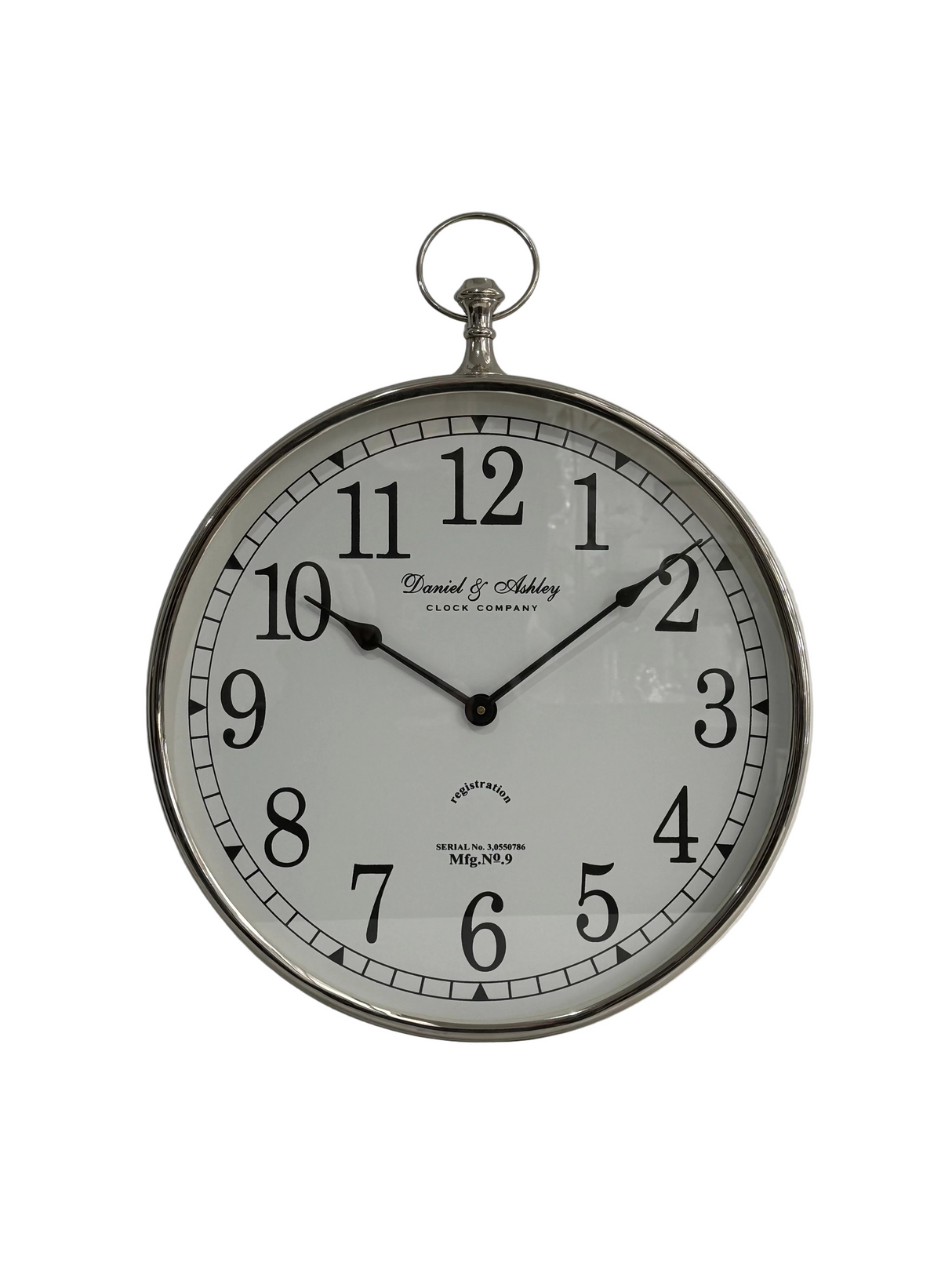 Luxury Wall Clock With White Face In Small - SECONDS