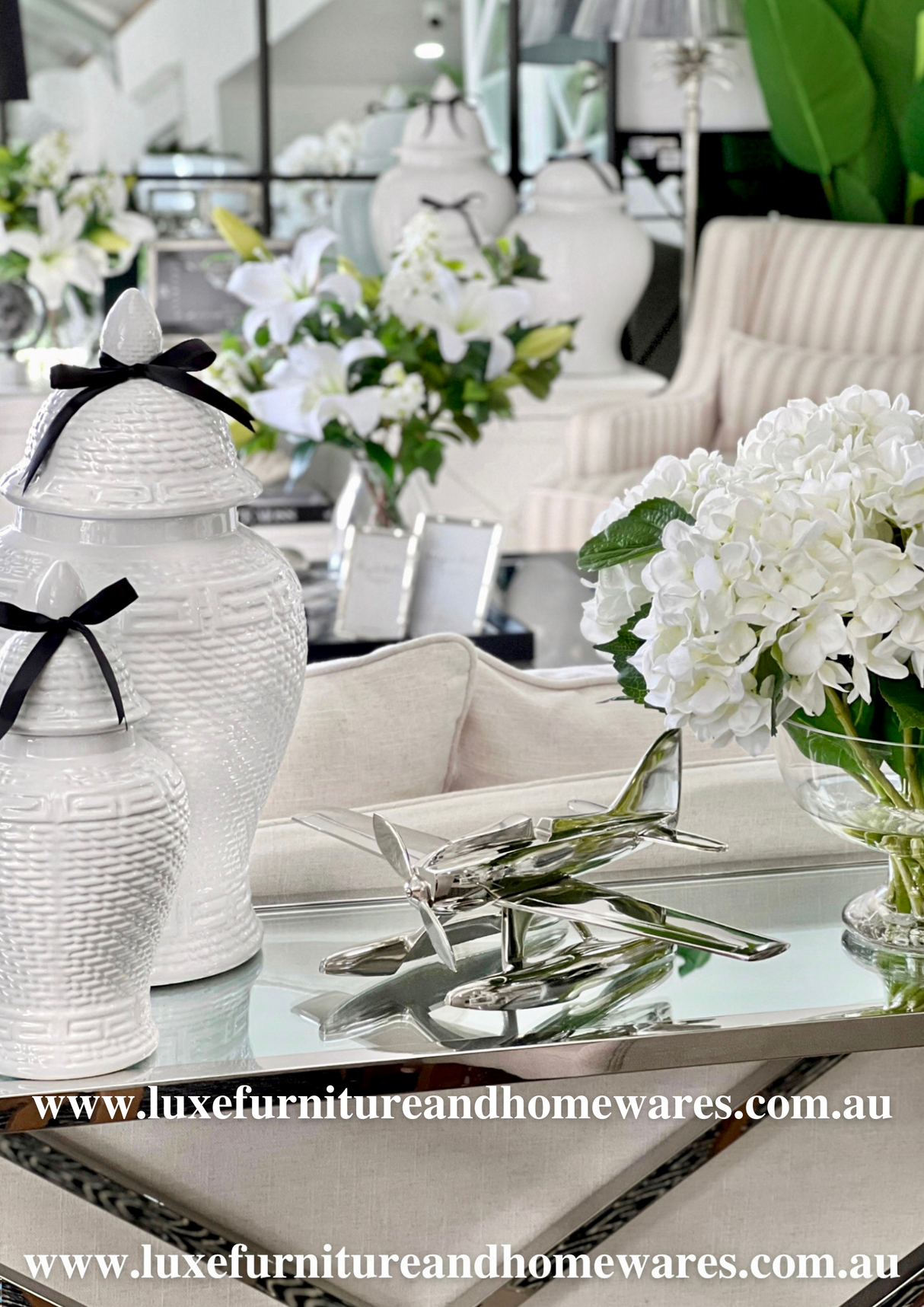 Silver Alloy Seaplane