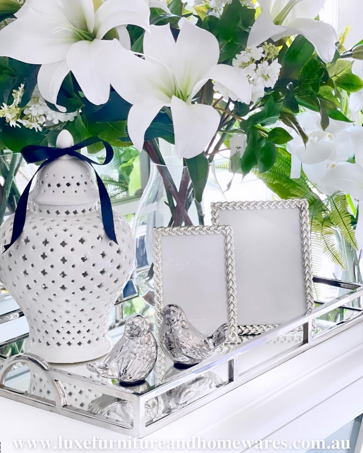 Pair Of Silver Birds