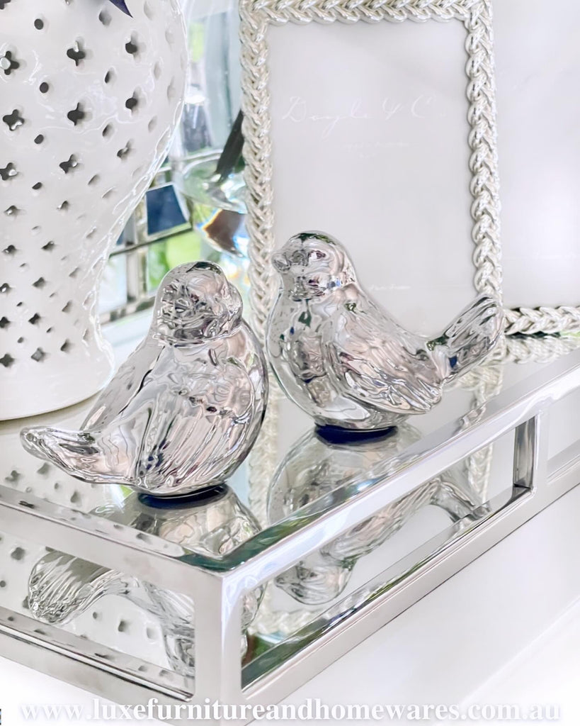 Pair Of Silver Birds - SAVE 40% OFF!