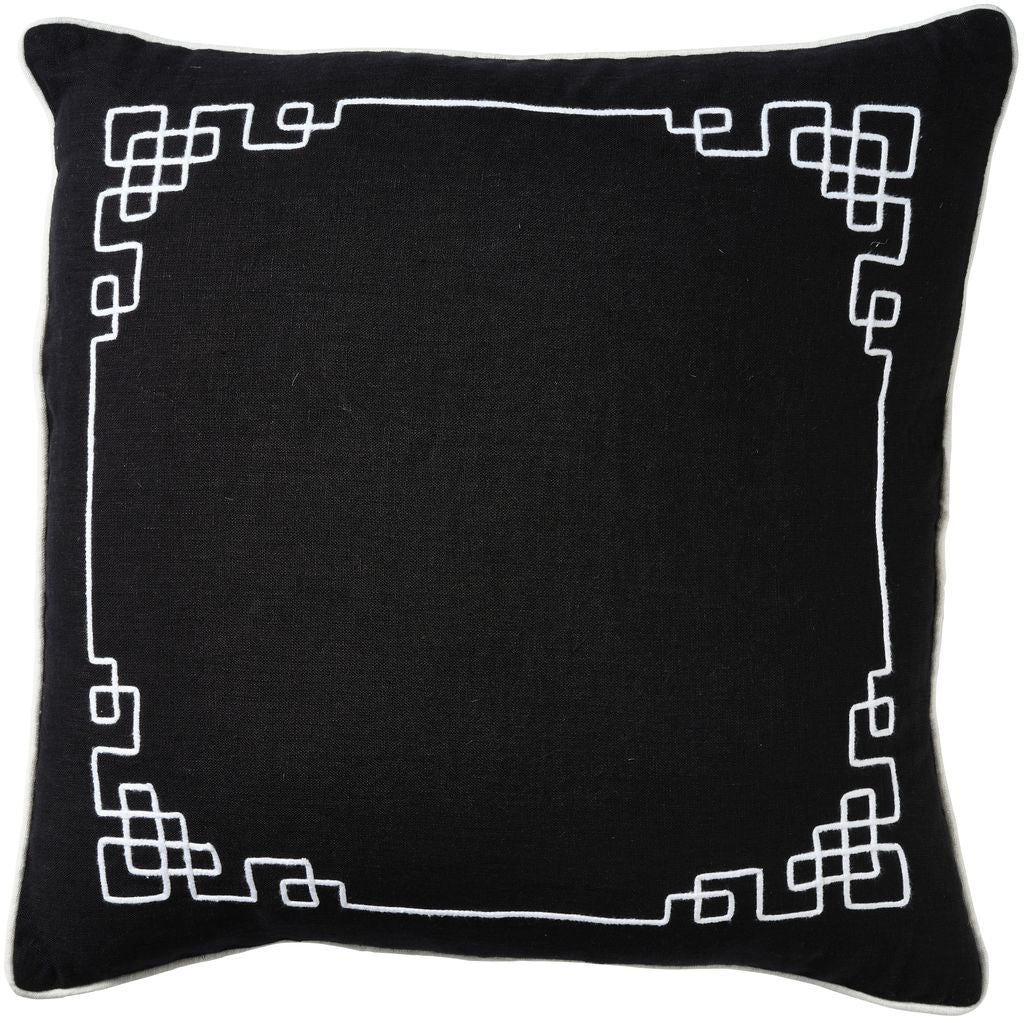 Black and White Hamilton Cushion