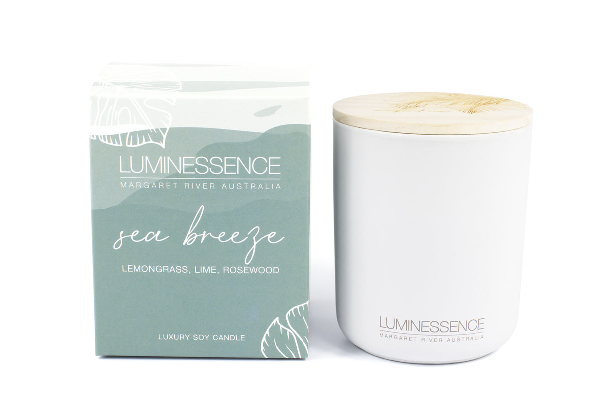 Sea Breeze - Lemongrass, Lime & Rosewood 370gm Soy Candle