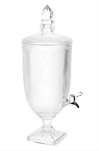 Luxury Glass Dotted Drinks Dispenser