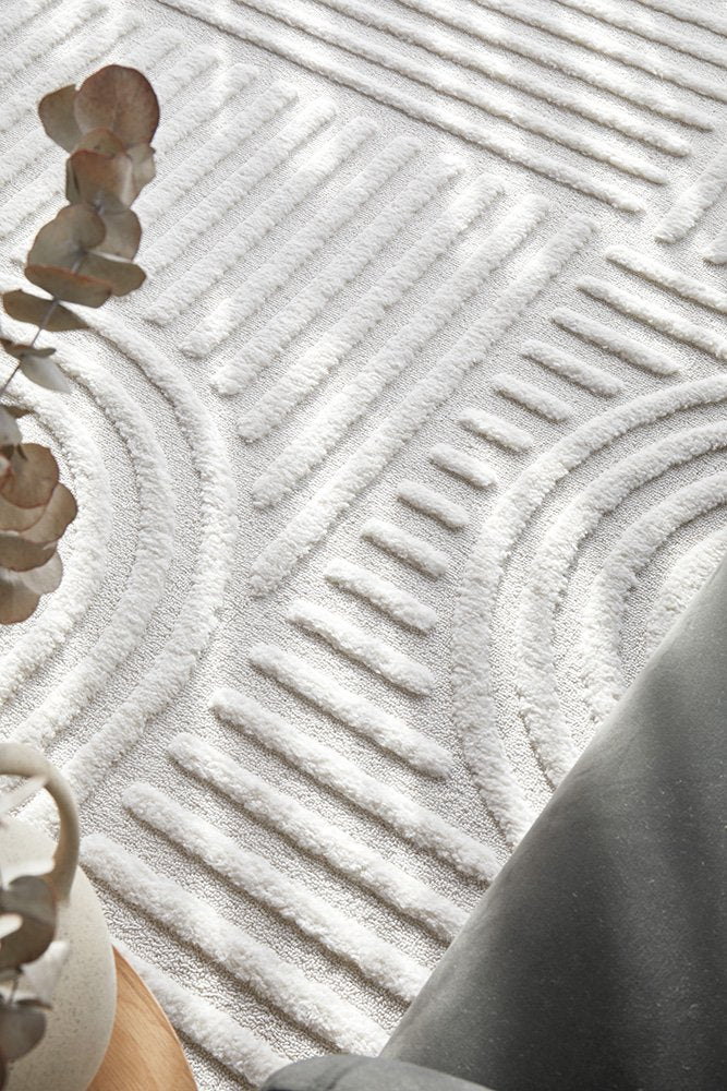 Olympia White Floor Rug