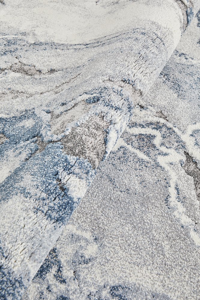 Crystal Blue Floor Rug