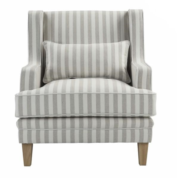 Ex-DisplayNewport Armchair In Natural Stripe