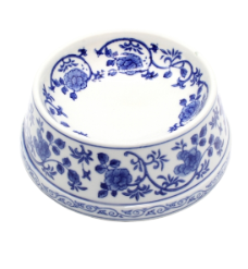 Blue & White Ceramic Pet Bowl