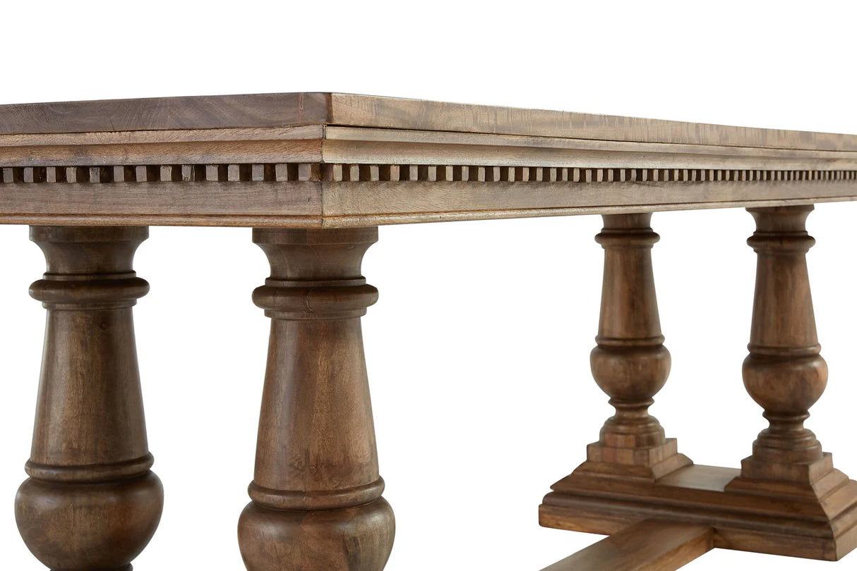 Huntington Dining Table in Walnut Grey 280cm