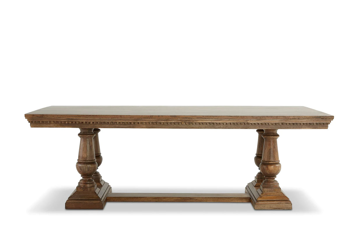 Huntington Dining Table in Walnut Grey 280cm