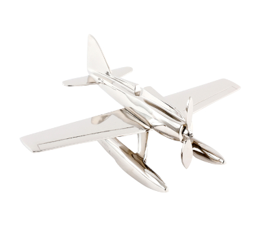 Silver Alloy Seaplane