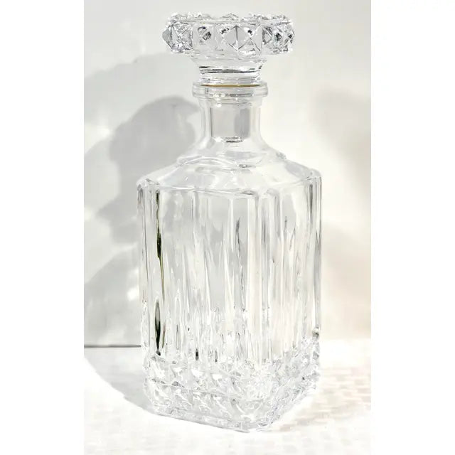 Cristal d'Arques Tuilleries Villandry Heavy Crystal Square Decanter