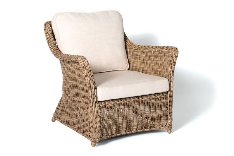 Byron Outdoor Lounge Chair in Natural