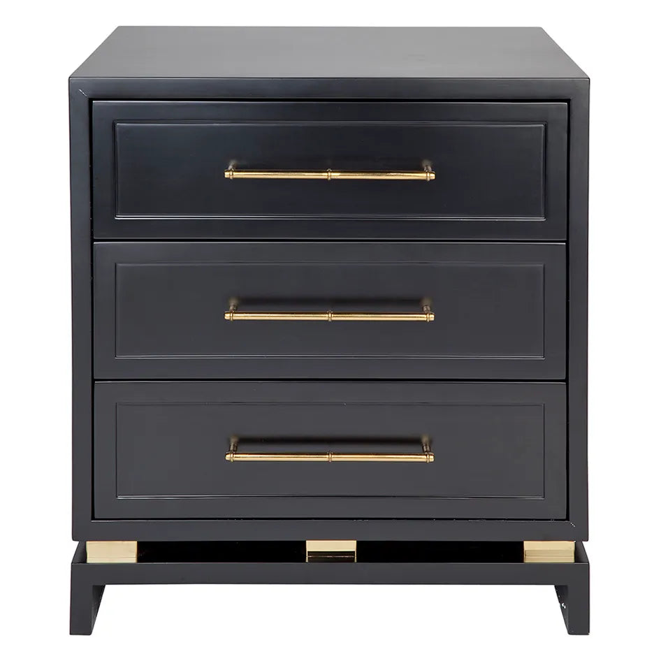 Mason Bedside Table in Black